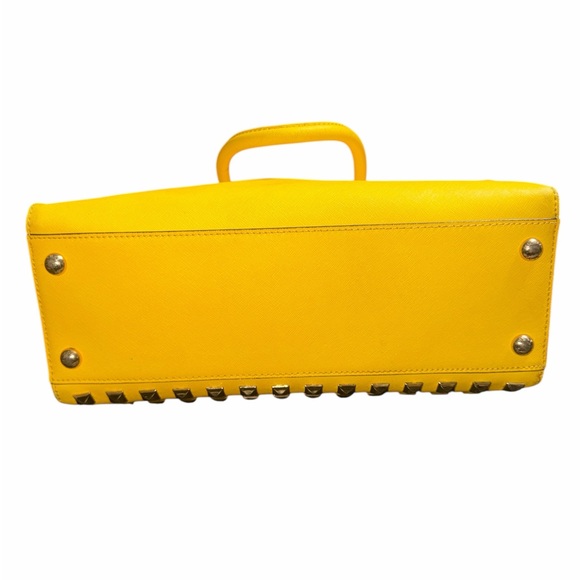 Michael Kors Large Hamilton Studded Tote citrus yellow rare limited edition 🔐 - Picture 4 of 5